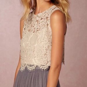 NWT BHLDN CLEO TOP Harbor Mist XL Bridal Separate